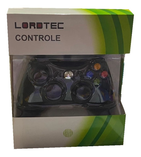 Controle Video Game Xbox 360 Com Fio Xbox360 E Pc Lordtec