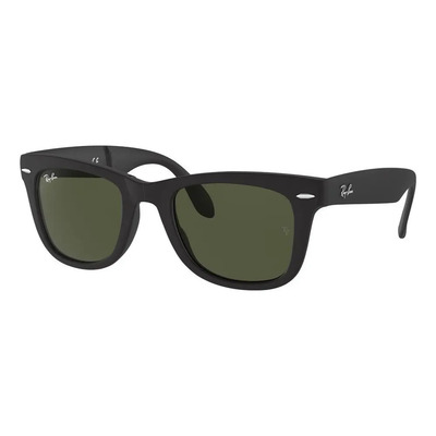 Arm. Solar Ray-ban Folding Wayfarer 0rb4105 Hombre Prot Uv Color 601S Color de la lente Verde Color de la varilla Negro Color del armazón Negro Diseño Protección UV | Meses sin interés