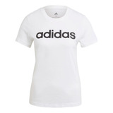 Camiseta adidas Essentials Slim Logo Original - Branco