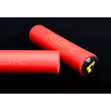 Grips Mangos Puños Silicona Manillar Risk Bicicleta Mtb Fino Color Rojo