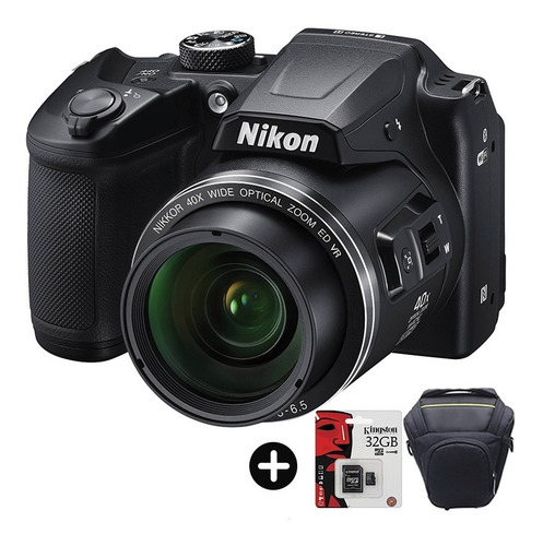 Camara Nikon Digital Coolpix B500 Zoom Hd X40+ 32gb+ Bolso