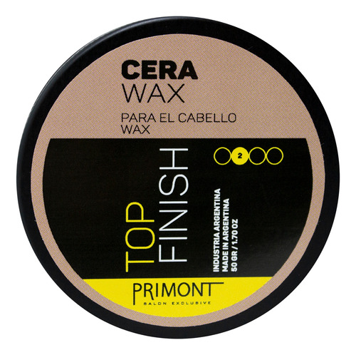 Primont Top Finish Cera Wax Cabello Modelado 50gr Local