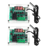 2 Modulos Controladores De Temperatura W1209, Pantalla Led,