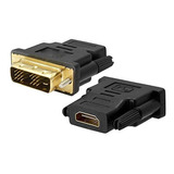 Storite Dvi Macho 18+1 Pines A Hdmi Hembra 19 Pines Con Cone