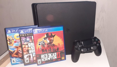 Playstation 4 Usada En Perfecto Estado+3 Juegos