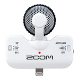 Zoom Iq5 Microfono Profesional Para iPhone iPad iPod Blanco