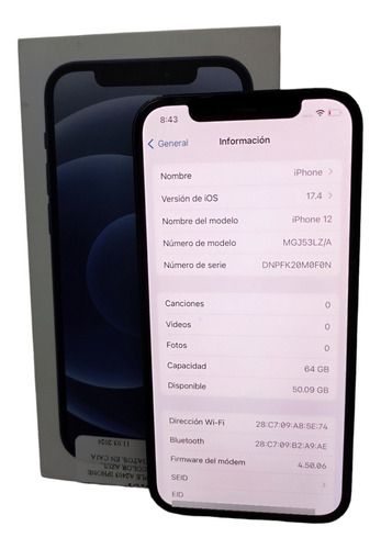 Telefono A2403 iPhone 12