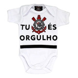 Body De Bebê Corinthians Camisa Roupinha Time Futebol