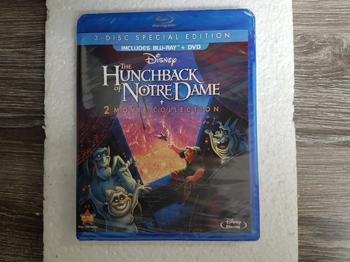 Blu Ray O Corcunda De Notre Dame 1 E 2 - Dub/leg Lacrado