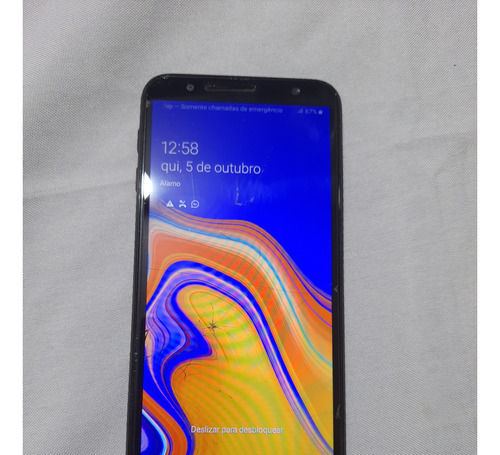 Smartphone Samsung Galaxy J6+ Ligando P/ Peças. Sm5