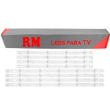 Kit 8 Barras Led Tv 39ln5700 39ln5400 39la6200 Compativel LG