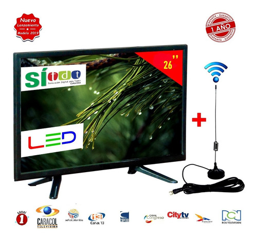 Televisor Led Full Hd 24 Pulgadas Monitor + Antena Tdt + Obs