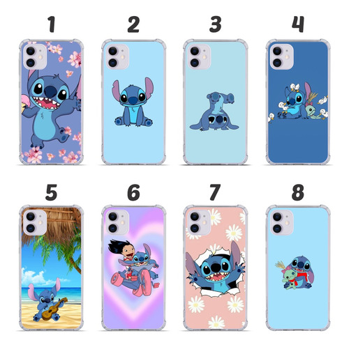 Capinha Personalizada Stitch Variadas - Escolha A Sua