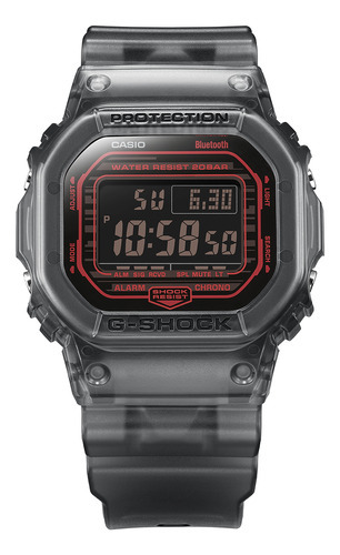 Reloj Hombre Casio Dw-b5600g-1dr G-shock Color De La Correa Negro Color Del Bisel Negro Color Del Fondo Negro