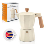 Cafetera Cubana  Elegante Olla De Café Expreso Para 6 Taz