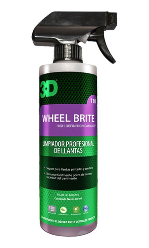 3d Wheel Brite Limpia Llantas Desengrasante - Allshine