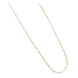 Corrente Feminina Banhada A Ouro 18k Cartier Fina / 60cm