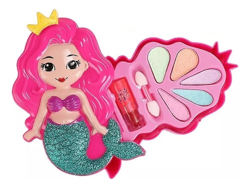 Maquillaje Infantil Niñas Plegable Sirena Unicornio Viaje Ed