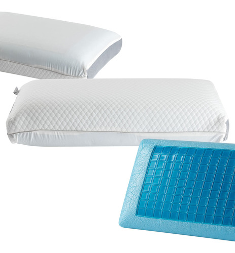 Perfect Cloud Almohada Viscoelstica Doble Con Gel Refrescant