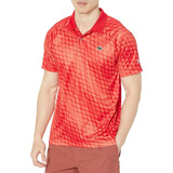 Playera Lacoste Golf- Tenis Tipo Polo Retro Premium Naranja 