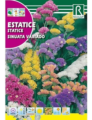 Sobre De Semilla Estatice Sinuata Variado 1 Grs