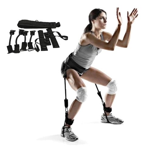 Kit Ligas Resistencia Salto Vertical Ejercicio Pierna Gluteo