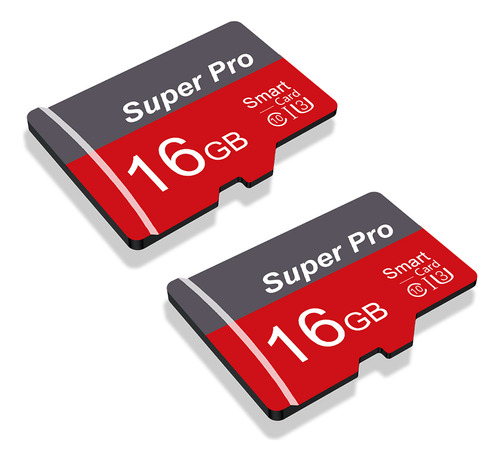 Cartão De Memória Super Pro Micro Sd U3 V10 Vermelho Cinza 1