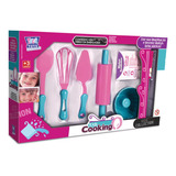 Cozinha Infantil Confeitaria Cake House Kit Brinquedo 6 Pçs