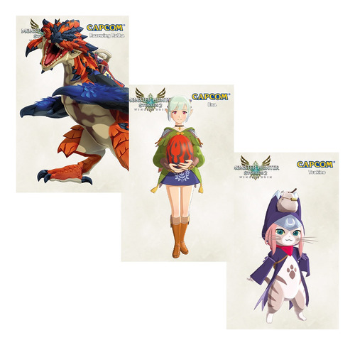 Monster Hunter Stories 2 Amiibo Tarjetas 