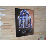 Cuadros De 50x70 Rbd2 Star Wars.  Con Bastidor De Madera.