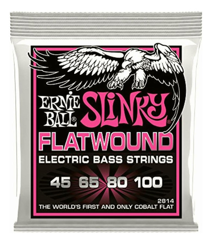 Ernie Ball Super Slinky Flatwound Cuerdas Para Bajo