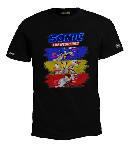 Camiseta 2xl-3xl Sonic The Hedgehog Personaje Videojuego Zxb