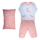 Pijama Para Bebé + Almohada - Brilla En La Oscuridad Bm320