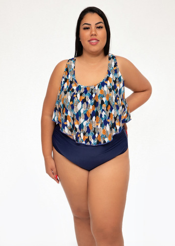 Biquíni Sunquíni Retrô Plus Size Maiô Plus Size Extra Grande