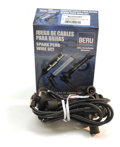 Juego Cables De Bujías Beru Nissan Tsuru 3 Tapa Roja