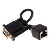 A Vga Cable Vga 15-pin Puerto Ethernet Lan Console