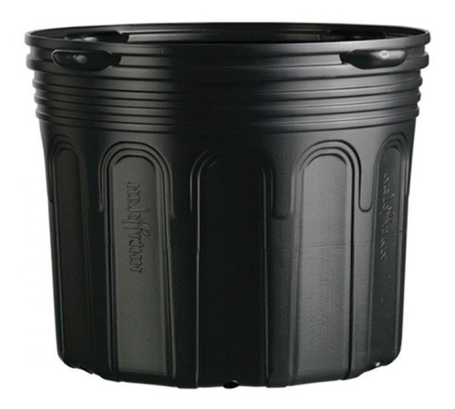 Vaso Preto Para Embalagem De Mudas Com Alça Nutriplan 110 L