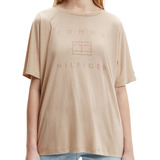 Playera De Mujer Tommy Hilfiger 4430 Relaxed Burn Out 7p
