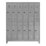 Guardarropas Locker Metalico Personal Vestuario 12 Puertas 