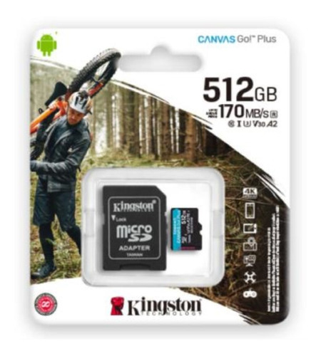 Memoria Kingston Micro Sdxc Canvas Go Plus 512gb Sdcg3/512gb