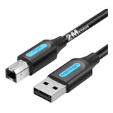 Cabo De Impressora Vention Usb 2.0 X Usb Tipo-b Printter 2m