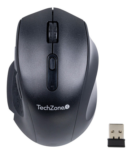 Mouse Techzone Ergonómico Inalámbrico Con Click Silencioso