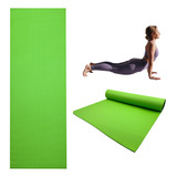 Tapete Yoga Pilates Fitness Antiderrapante Gym 6mm Espesor Color Verde