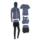 Sports Gym Yoga Set Mujer Chándal Ropa Deportiva 5pcs