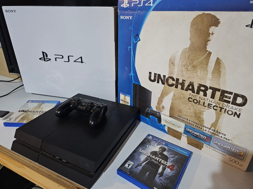 Sony Playstation 4 500gb Uncharted Collection Bundle C Nueva