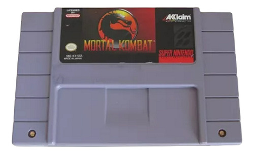  Id 613 Mortal Kombat Original Snes Super Nintendo Fita