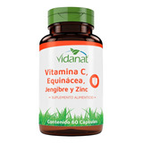 Vidanat Suplemento Vitamina C Equinácea Jengibre 60 Caps