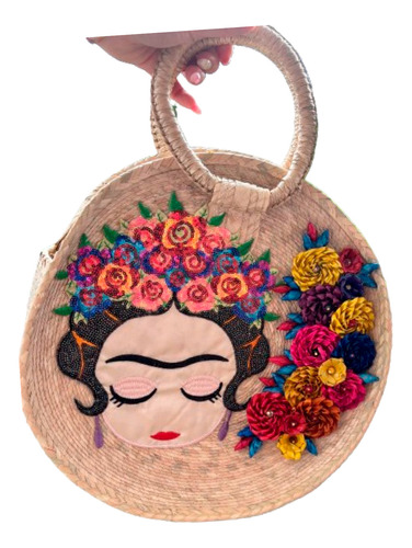 Mere.natural, Bolsa Hecha A Mano Con Diseño Frida Kahlo