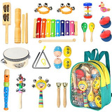 Set De 22 Instrumentos Musicales De Percusión Para Niños