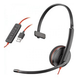 Auriculares Mono Usb Premium Blackwire C3210 De Plantronics